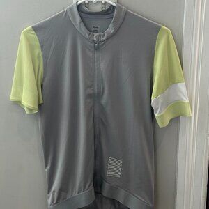 Men's Gray Yellow Large Rapha Jersey